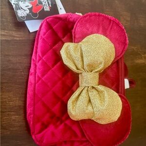 Disney Red and Gold Bag with Elegant Design